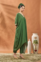 Green Tree Of Hearts Tunic Set