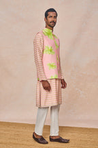 Baby Pink Parijat Bandi Set