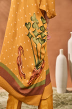 Yellow Spades Blossom Tunic Set