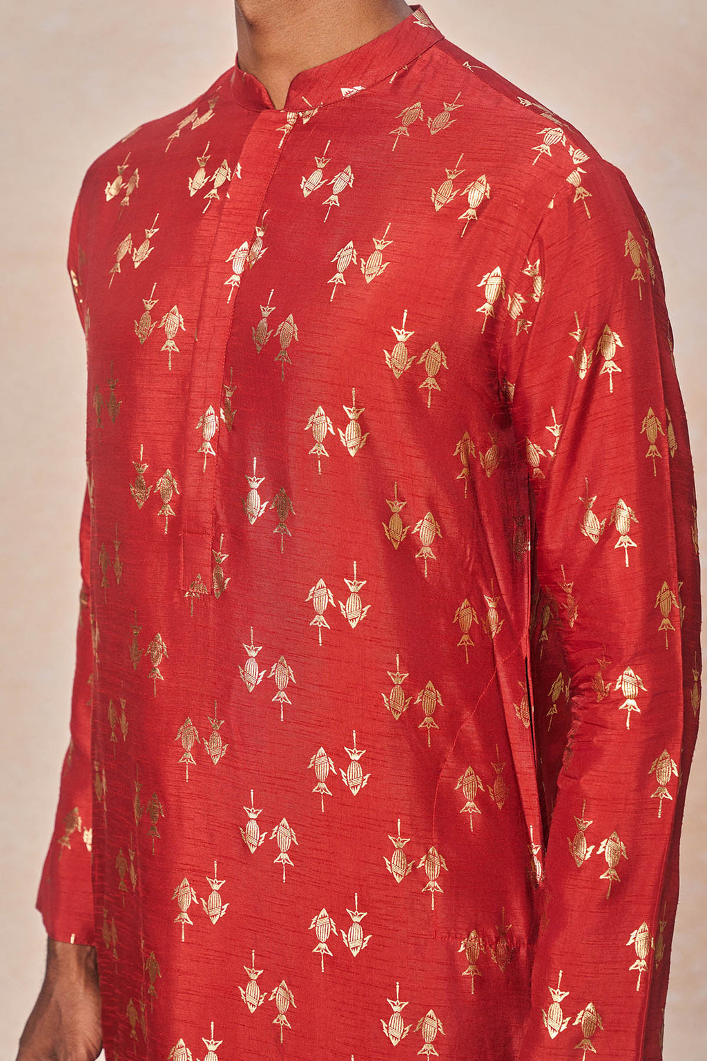 Red Mystic Kurta Set