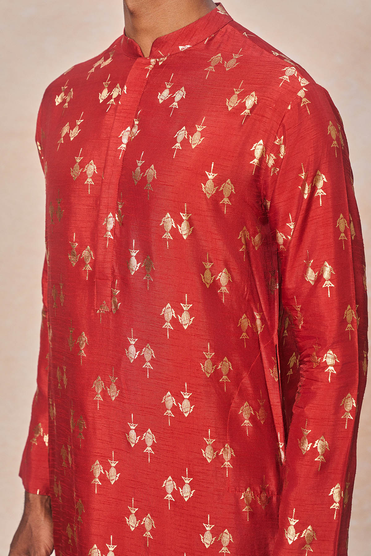 Red Mystic Kurta Set