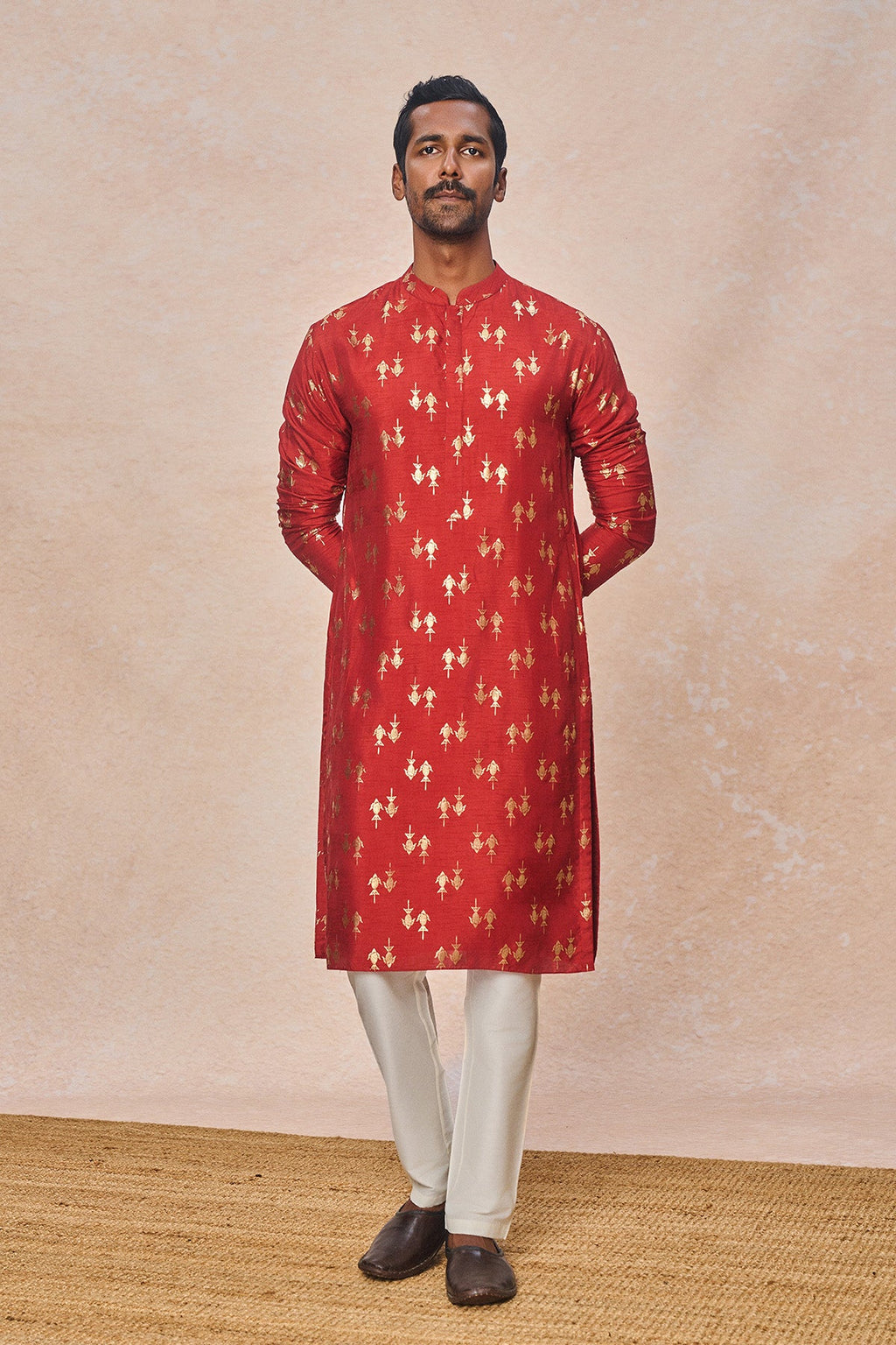 Red Mystic Kurta Set
