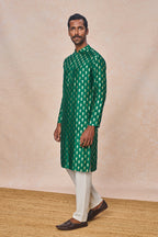 Green Pixie Dust Kurta Set