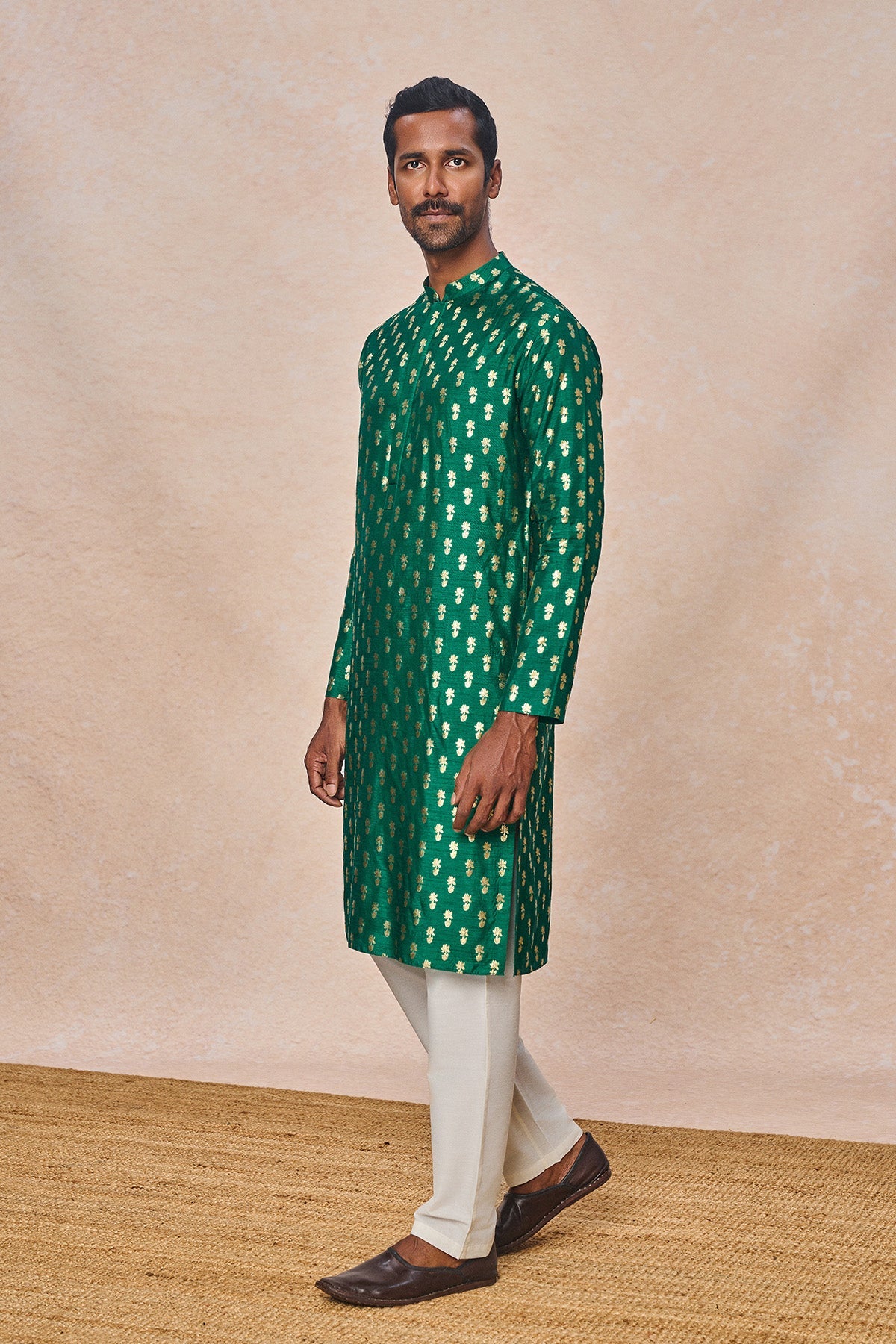 Green Pixie Dust Kurta Set