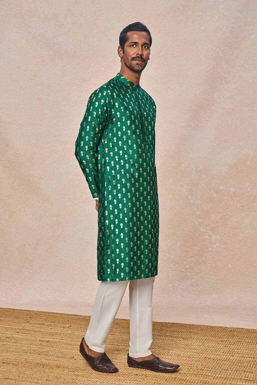 Green Pixie Dust Kurta Set