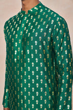Green Pixie Dust Kurta Set