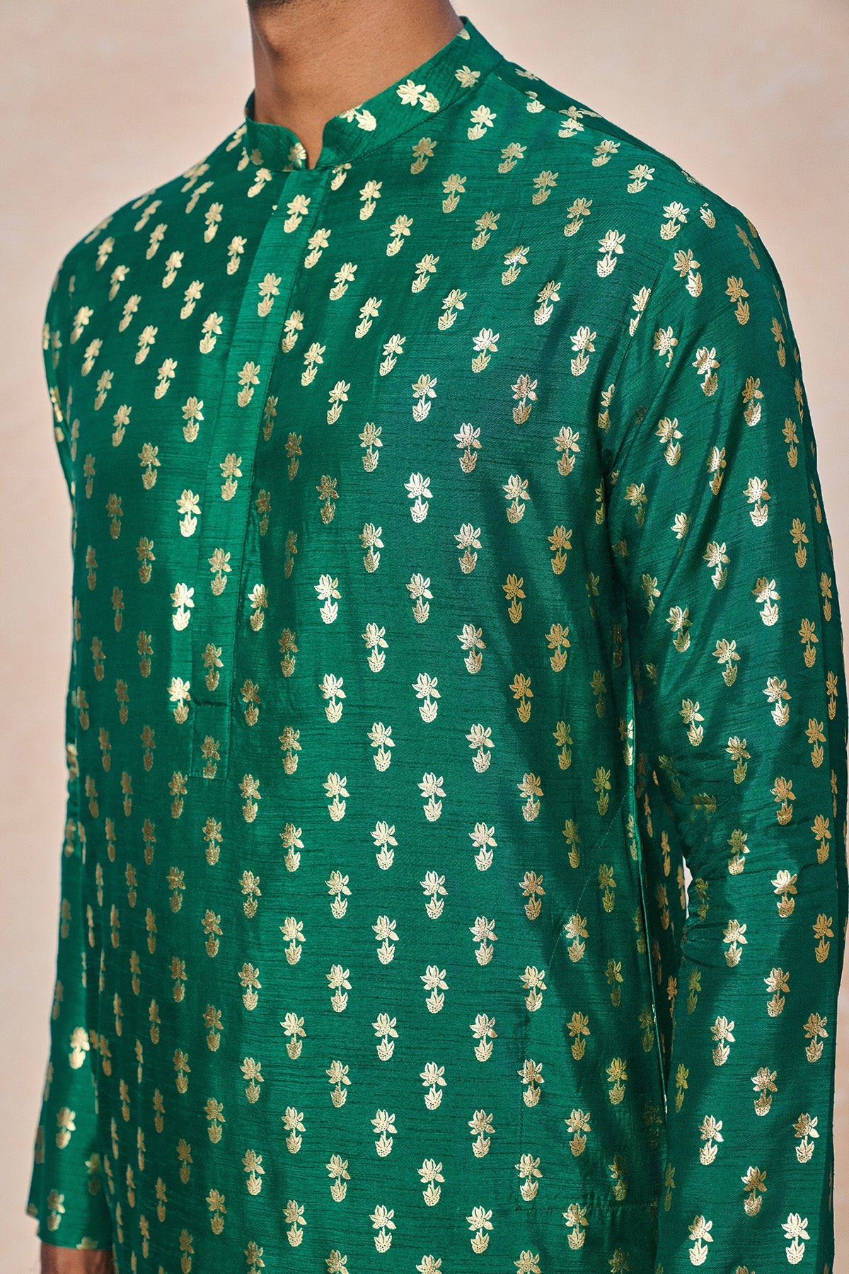 Green Pixie Dust Kurta Set