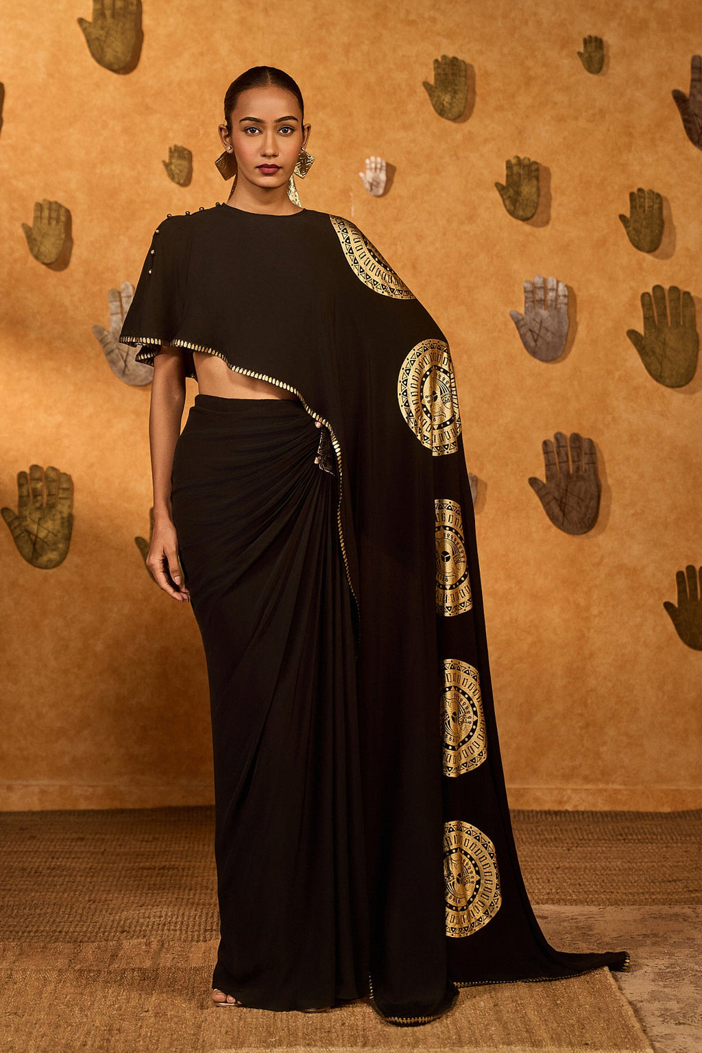 Moonfish Draped Skirt Set