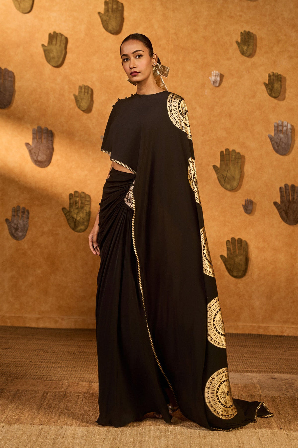 Moonfish Draped Skirt Set