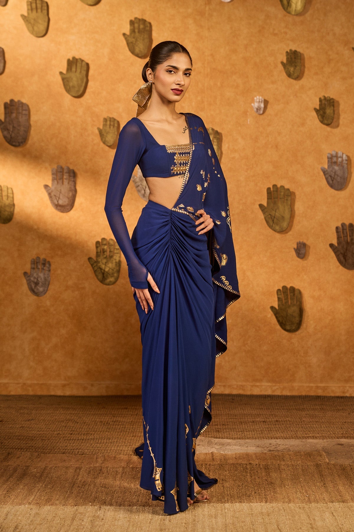 Sapphire Folkstone Draped Saree