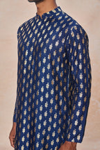 Navy Blue Teardrop Kurta Set