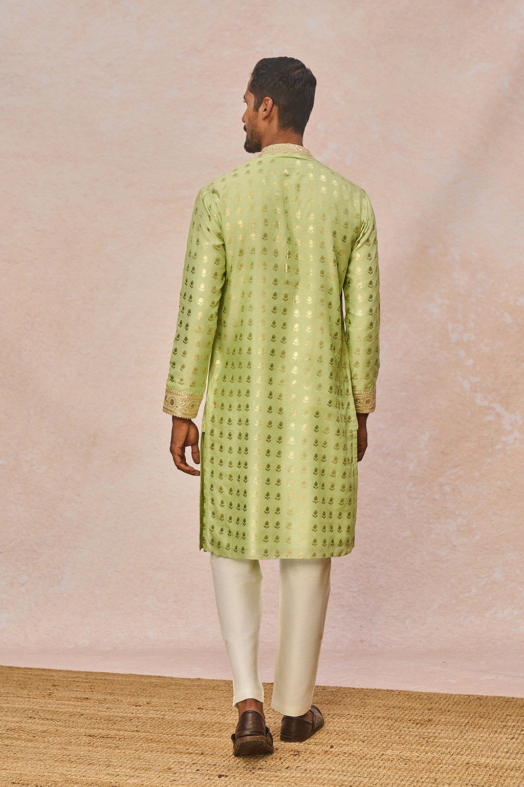 Lime Green Wallflower Kurta Set