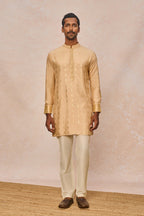 Beige Littile Pots Kurta Set