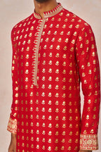 Red Wallflower Kurta Set