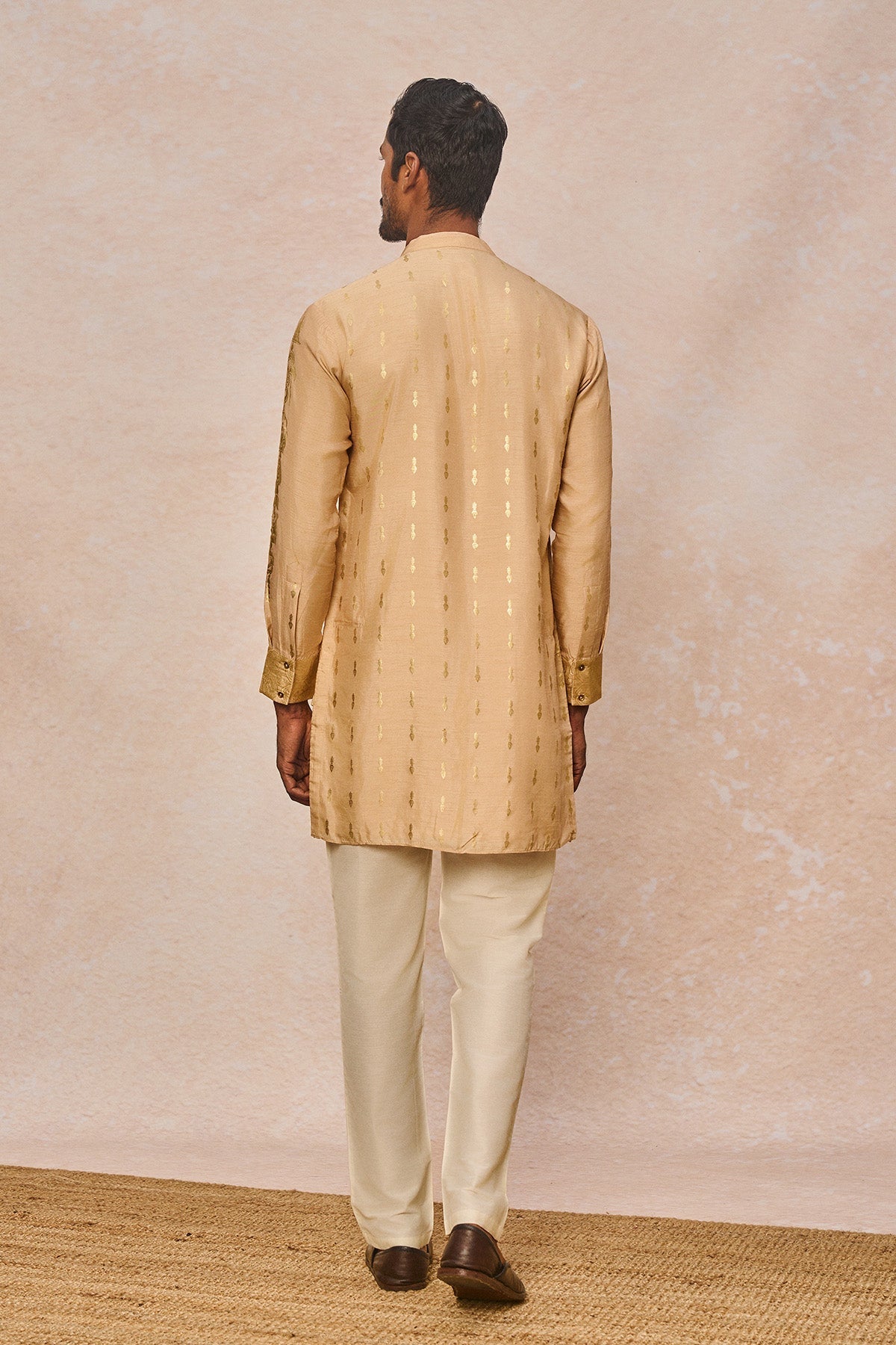Beige Littile Pots Kurta Set
