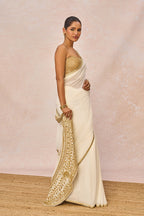 Ivory Chaand Saree