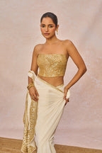 Ivory Chaand Saree