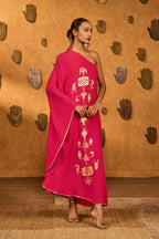 Raspberry Wishdrop Kaftan