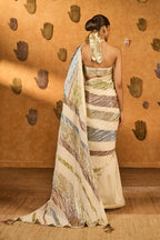 Rainbow Muse Gota Saree