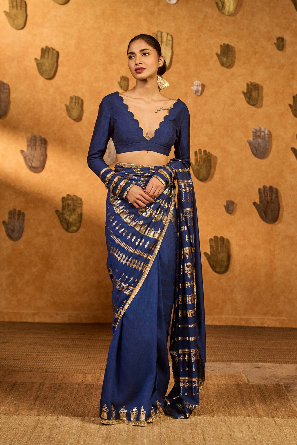 Sapphire Midas Touch Saree