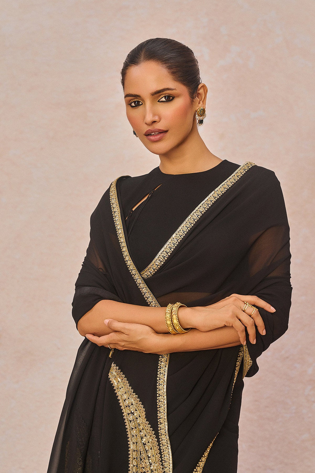 'Aankhon Ka Paigam' Saree