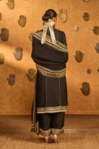 Black Vase Culotte Set