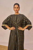 Black Palmscape Kaftan