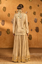 Oatmeal Crane Dawn Skirt Set