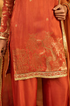 Rust Zen Kurta Set