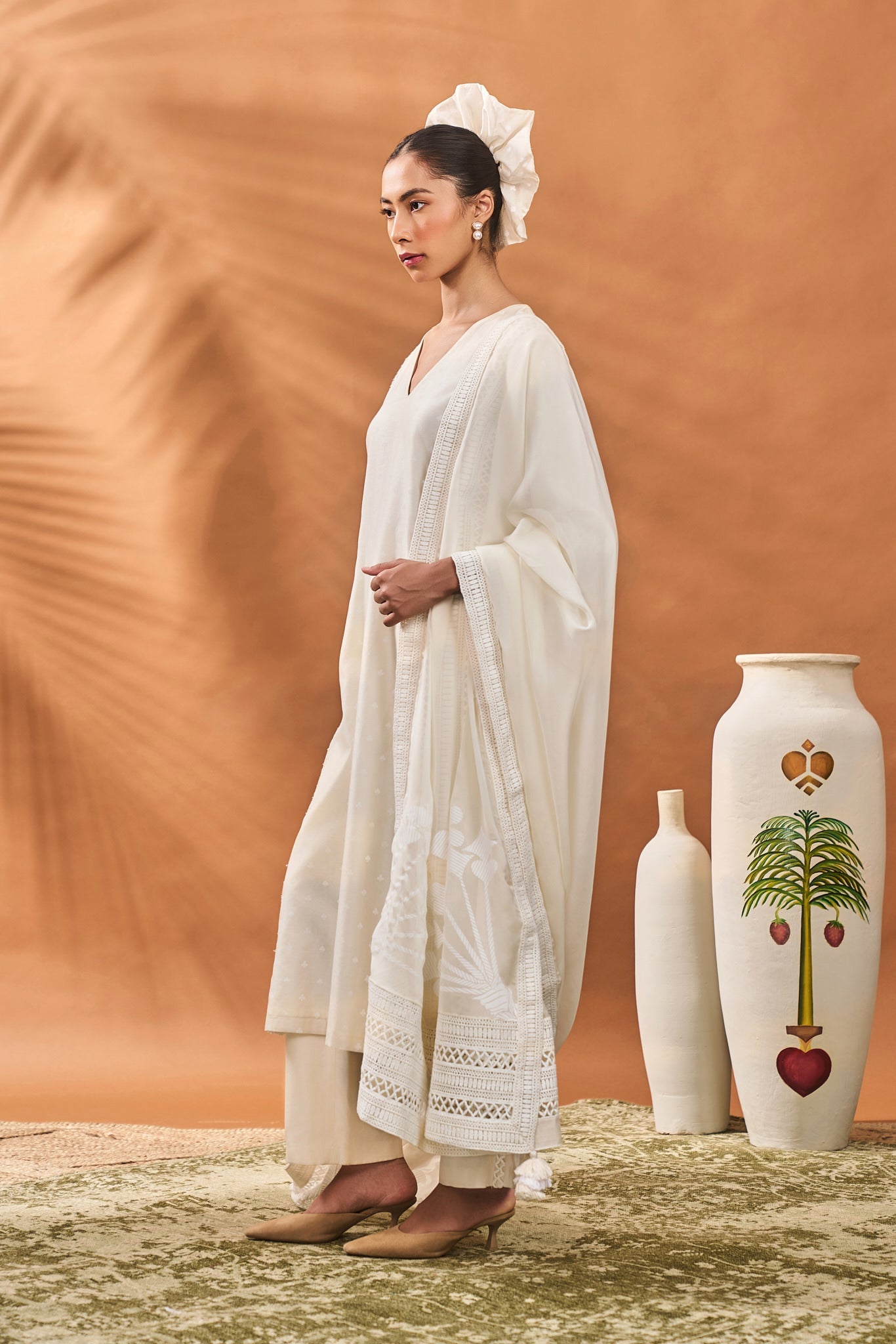 Ivory All Fours Kurta Set