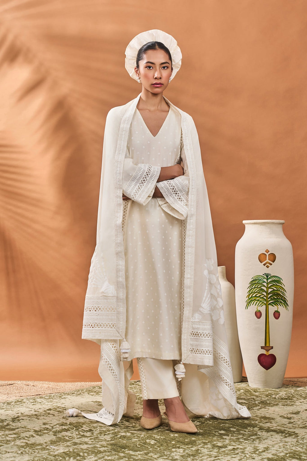 Ivory All Fours Kurta Set