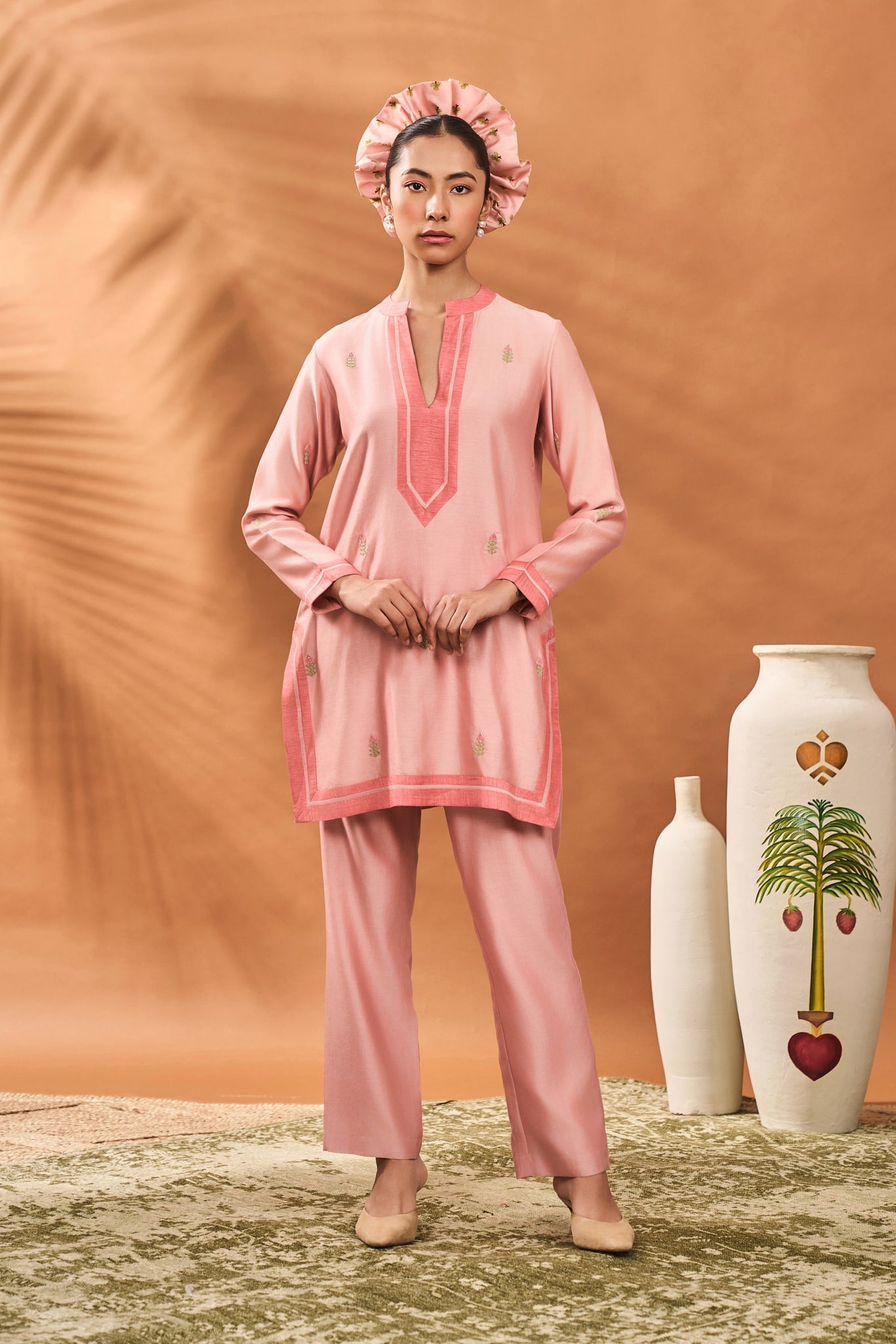 Pink Meadow Moves Kurta Set
