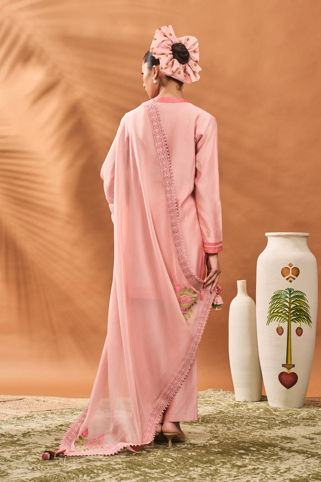 Pink Meadow Moves Kurta Set