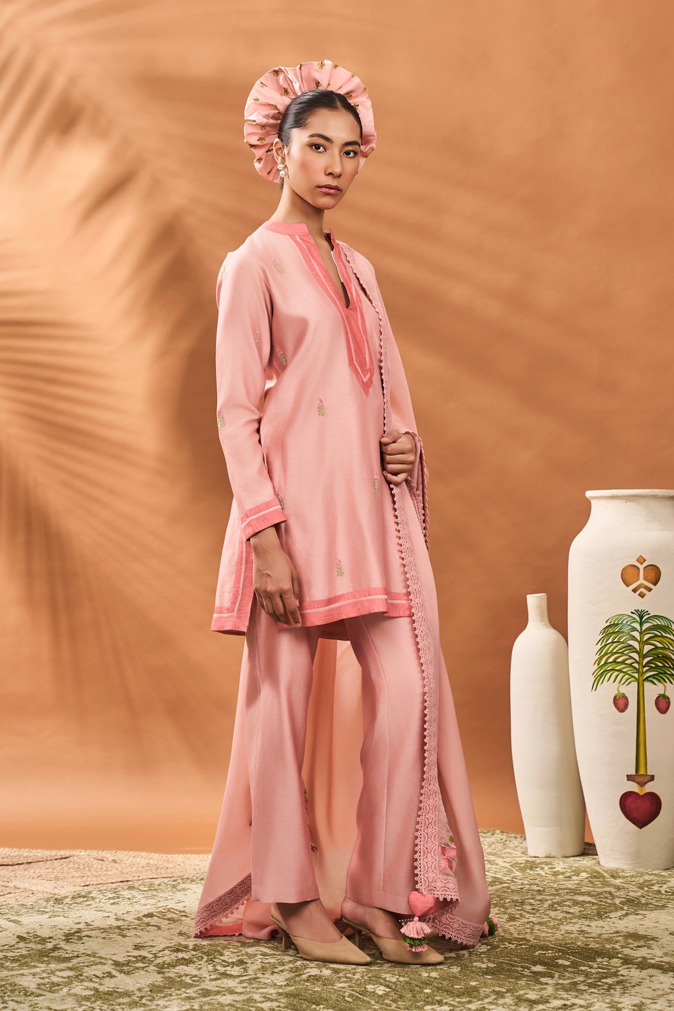 Pink Meadow Moves Kurta Set
