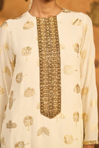 Ivory Windrose Kurta Set