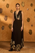 Black Zen Stitched Saree