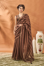 Mocha Mosaic Saree
