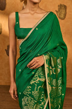 Green Zen Saree