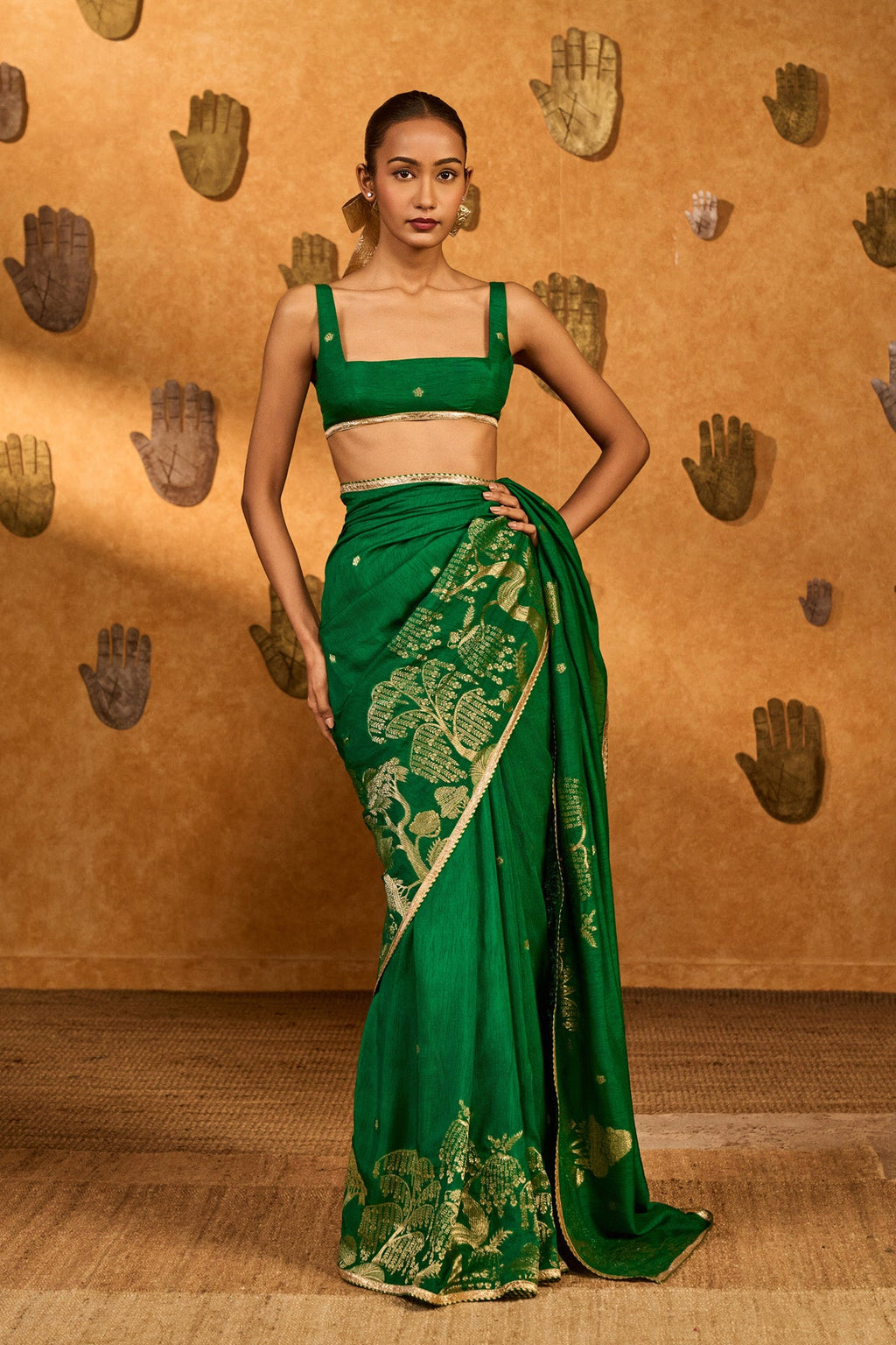 Green Zen Saree