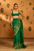 Green Zen Saree