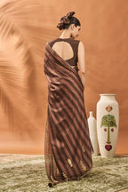 Mocha Mosaic Saree