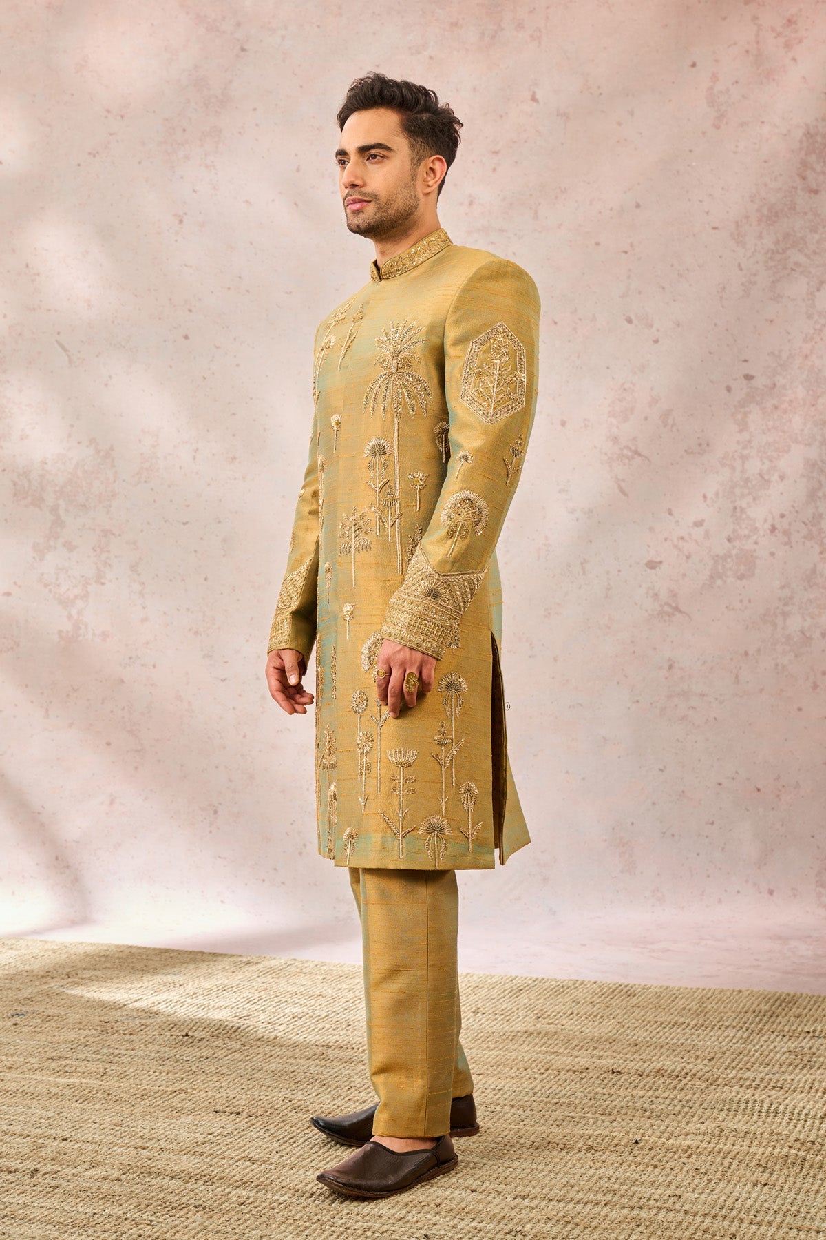The Kesar Varak Sherwani Set