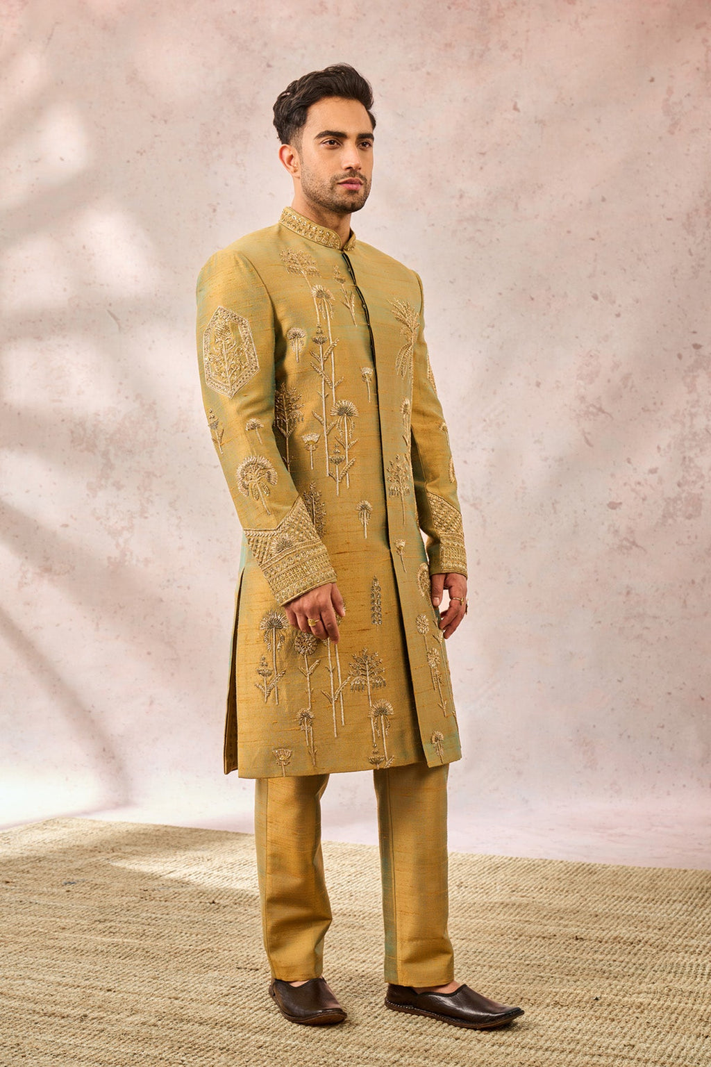 The Kesar Varak Sherwani Set