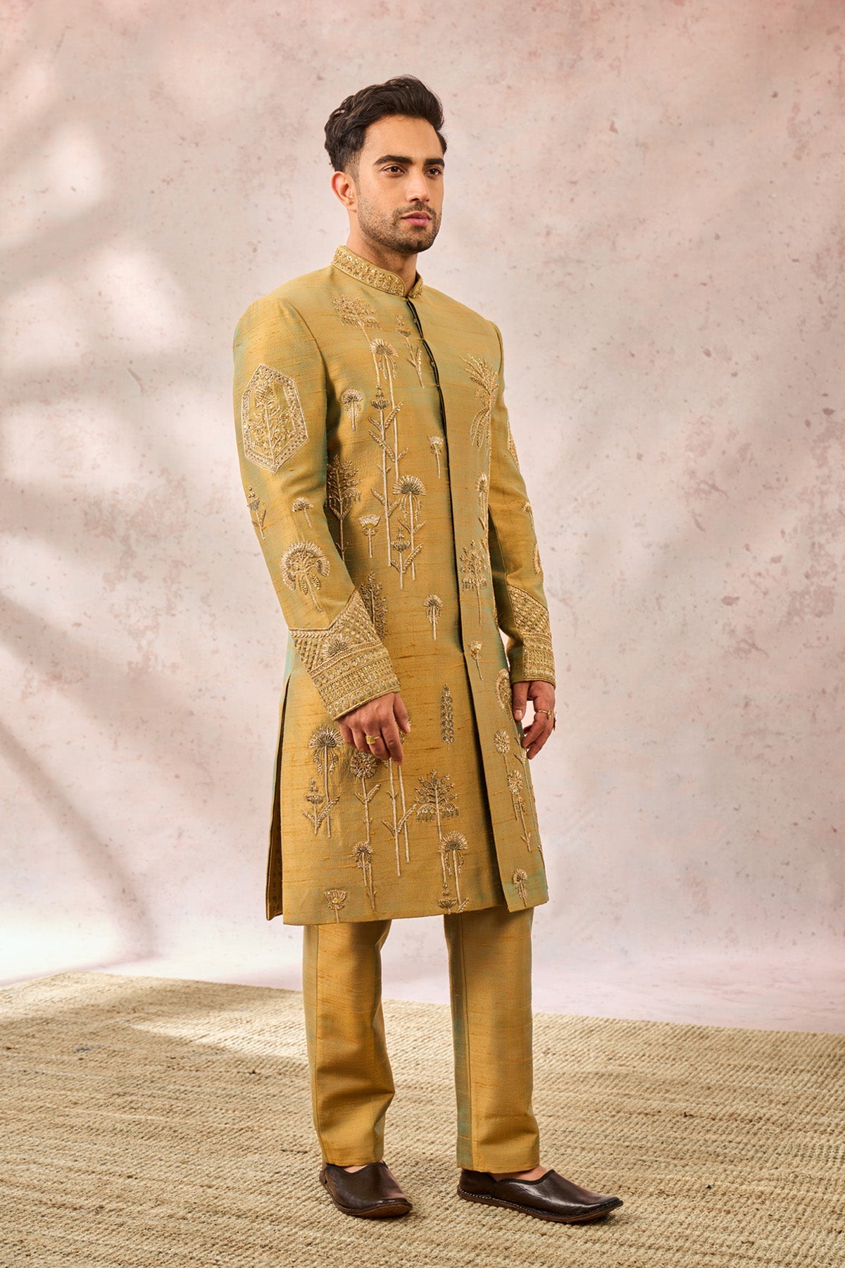 The Kesar Varak Sherwani Set