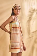 Rustic Strokes Shift Dress