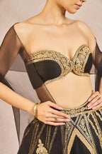 The 'Aankhon ka Paigam' Lehenga