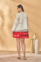 Dancing Shadows Trapeze Dress