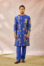 The Neel Bahar Sherwani Set