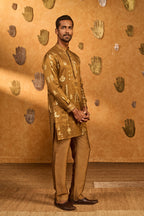 Mocha Folkstone Kurta Set