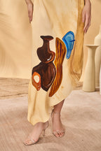 Earthern Echos Halter Dress